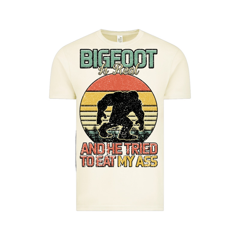 Bigfoot Is Real And He Tried To Eat My Ass Vintage Tee by Bettercallsaul | Teevron