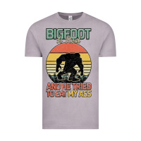 Vintage Zinc Bigfoot is real and he tried to eat my ass Vintage Tee - Bettercallsaul