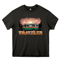 Asphalt traveler Heavy Core Tee - NancyCooperArtShop