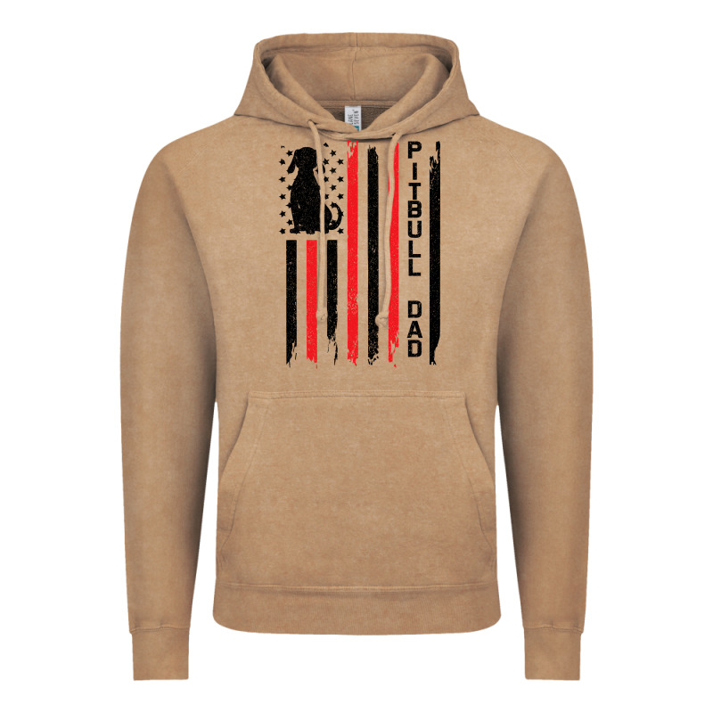 Pitbull Dad Vintage Hoodie by Bettercallsaul | Teevron