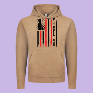 Pitbull Dad Vintage Hoodie Designed By Bettercallsaul