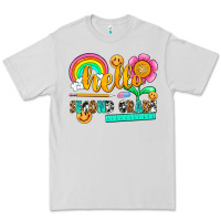 Dove Grey hello second grade Premium Tee - NancyCooperArtShop