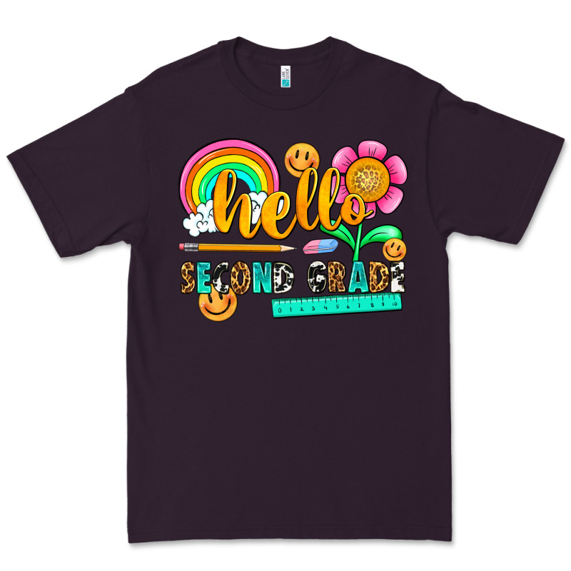 Hello Second Grade Premium Tee by NancyCooperArtShop | Teevron