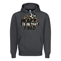 Smoke my heart is on that field soccer Zipper Hoodie - FaDigitalArtStudio