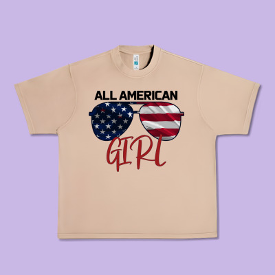 All American Girl Urban Heavy Tee Designed By Bettercallsaul