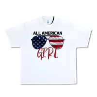 White All American Girl Urban Heavy Tee - Bettercallsaul