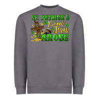 Storm St. Patrick's know Jesus arose Heavyweight Sweatshirt - CowGirlArtShop