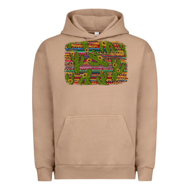 Cinco De Mayo Sunflower And Cactus Background Urban Hoodie by Artiststas | Teevron