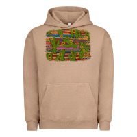 Pigment Burro cinco de mayo sunflower and cactus background Urban Hoodie - Artiststas