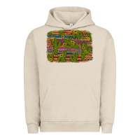 Pigment French Oak cinco de mayo sunflower and cactus background Urban Hoodie - Artiststas