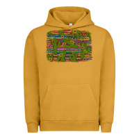 Pigment Peanut Butter cinco de mayo sunflower and cactus background Urban Hoodie - Artiststas