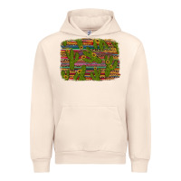 Sandshell cinco de mayo sunflower and cactus background Urban Hoodie - Artiststas