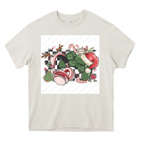 Cream small business filigran kopya Heavy Core Tee - MaliasSmallBusiness