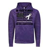 Cloud Purple No One Fights Alone Pancreatic Cancer Awareness Vintage Hoodie - Bettercallsaul