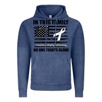 Vintage Denim No One Fights Alone Pancreatic Cancer Awareness Vintage Hoodie - Bettercallsaul