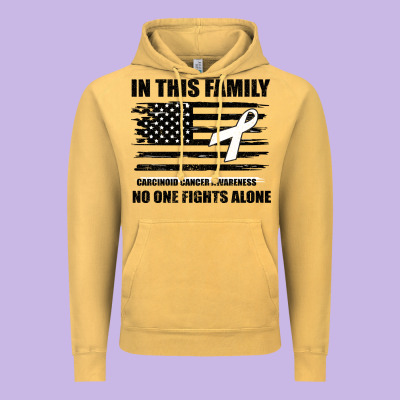 No One Fights Alone Pancreatic Cancer Awareness Vintage Hoodie Designed By Bettercallsaul