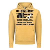 Vintage Mustard No One Fights Alone Pancreatic Cancer Awareness Vintage Hoodie - Bettercallsaul