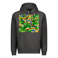Charcoal Heather St. Patrick's Day Premium Hoodie - FaDigitalArtStudio