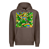 Coffee St. Patrick's Day Premium Hoodie - FaDigitalArtStudio