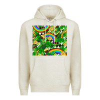 Oatmeal Heather St. Patrick's Day Premium Hoodie - FaDigitalArtStudio