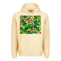 Pina Colada St. Patrick's Day Premium Hoodie - FaDigitalArtStudio