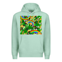 Seafoam St. Patrick's Day Premium Hoodie - FaDigitalArtStudio