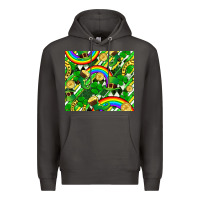 Smoke St. Patrick's Day Premium Hoodie - FaDigitalArtStudio