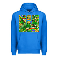 True Royal St. Patrick's Day Premium Hoodie - FaDigitalArtStudio