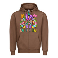 Chestnut Easter Day Zipper Hoodie - BundleAndBundleShop
