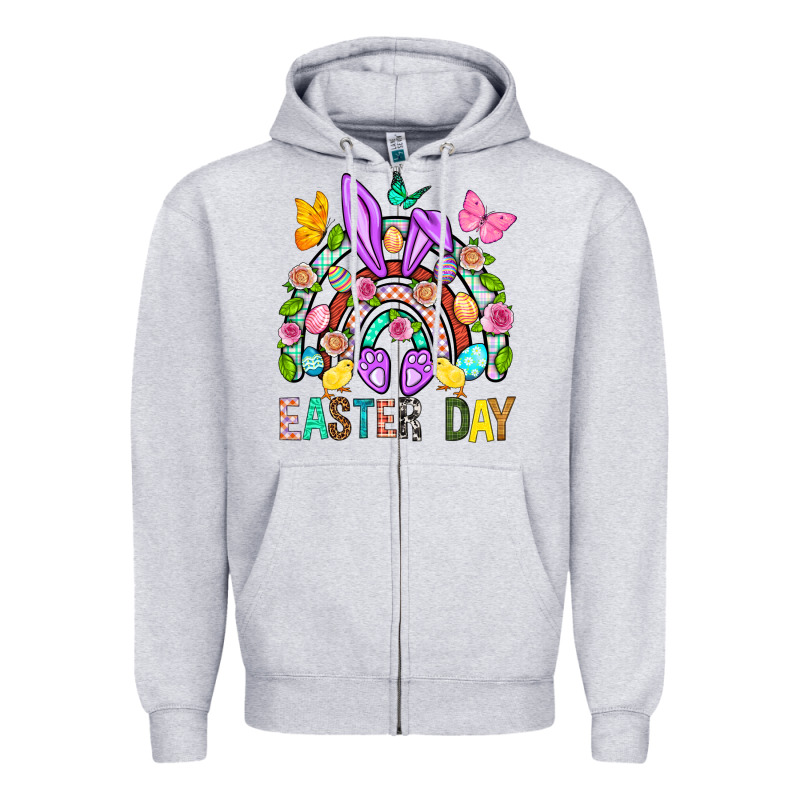 Easter Day Zipper Hoodie by BundleAndBundleShop | Teevron