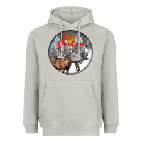 Moon Dust mule buck deer christmas Heavyweight Hoodie - LillyAllenDesigns
