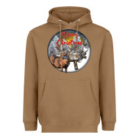 Toasted Coconut mule buck deer christmas Heavyweight Hoodie - LillyAllenDesigns