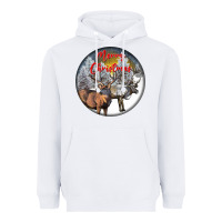 White mule buck deer christmas Heavyweight Hoodie - LillyAllenDesigns