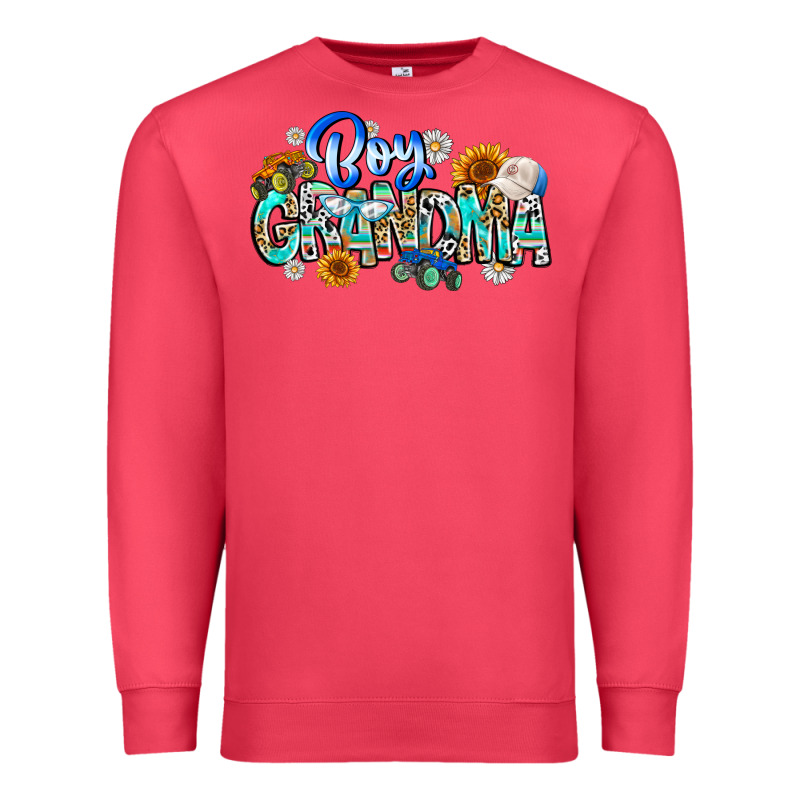 Boy Grandma Premium Sweatshirt by CowhideDigitalArt | Teevron