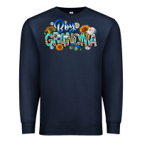 Navy boy grandma Premium Sweatshirt - CowhideDigitalArt