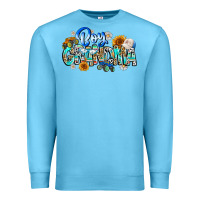 Ocean Blue boy grandma Premium Sweatshirt - CowhideDigitalArt