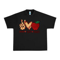 Black Peace Love Teach Urban Heavy Tee - Bettercallsaul