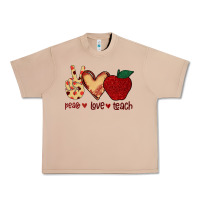 Burro Peace Love Teach Urban Heavy Tee - Bettercallsaul