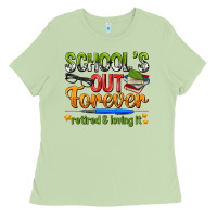 Matcha schools out forever Ladies Tee - NancyCooperArtShop