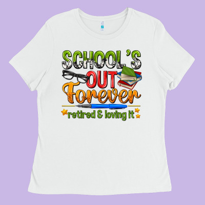 Schools Out Forever Ladies Tee Designed By Nancycooperartshop