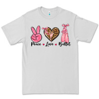 Dove Grey peace love ballet Premium Tee - NancyCooperArtShop