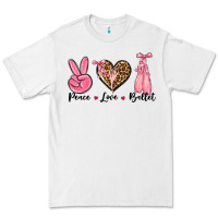 White peace love ballet Premium Tee - NancyCooperArtShop