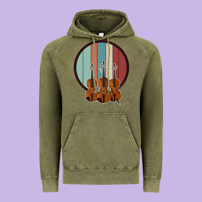 Violin Vintage Vintage Hoodie Designed By Bettercallsaul