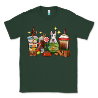 Sports Green Christmas coffee cups with Bull Terrier Classic Tee - RanaPortraitStore