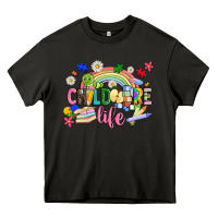 Asphalt childcare life Heavy Core Tee - JahusDesignShop