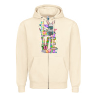 Sandshell Love Easter Nurse Zipper Hoodie - BundleAndBundleShop