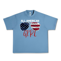 Pebble Blue All American Girl Urban Heavy Tee - Bettercallsaul