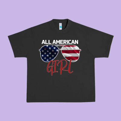All American Girl Urban Heavy Tee Designed By Bettercallsaul