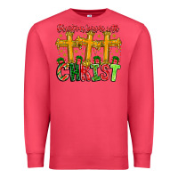 Cardinal christmas begins with christ Premium Sweatshirt - CowhideDigitalArt