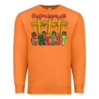 Carrot christmas begins with christ Premium Sweatshirt - CowhideDigitalArt